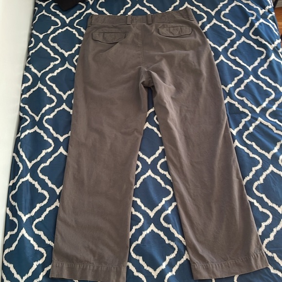 Gap 34x30 Gray Mens Lightly Striped Casual Pants 100% Cotton - Picture 10 of 13